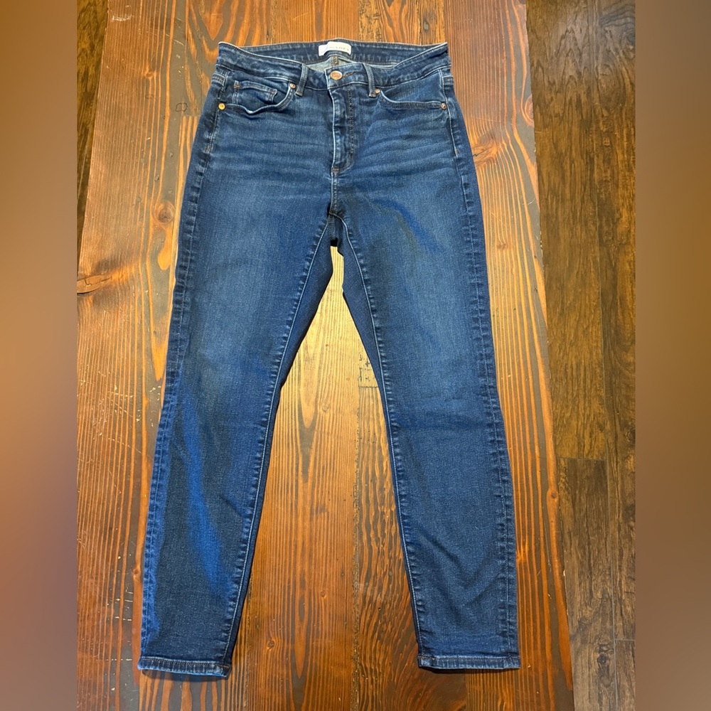 Loft Women's Size 28/6 Curvy Skinny Crop Jeans